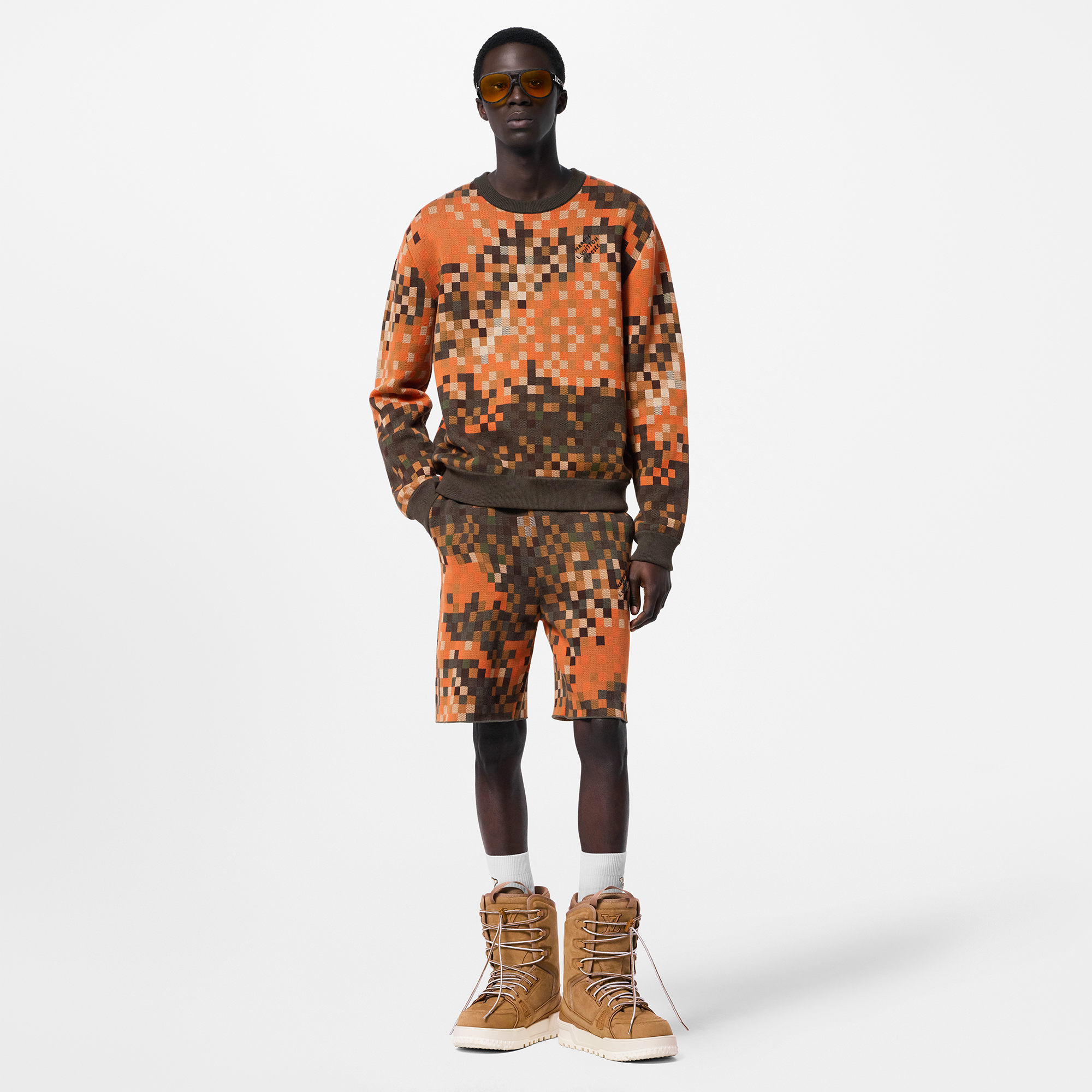 Jacquard Cotton Pullover  in Men's Ready-to-Wear Knitwear and Sweatshirts collections by Louis Vuitton (Product zoom)